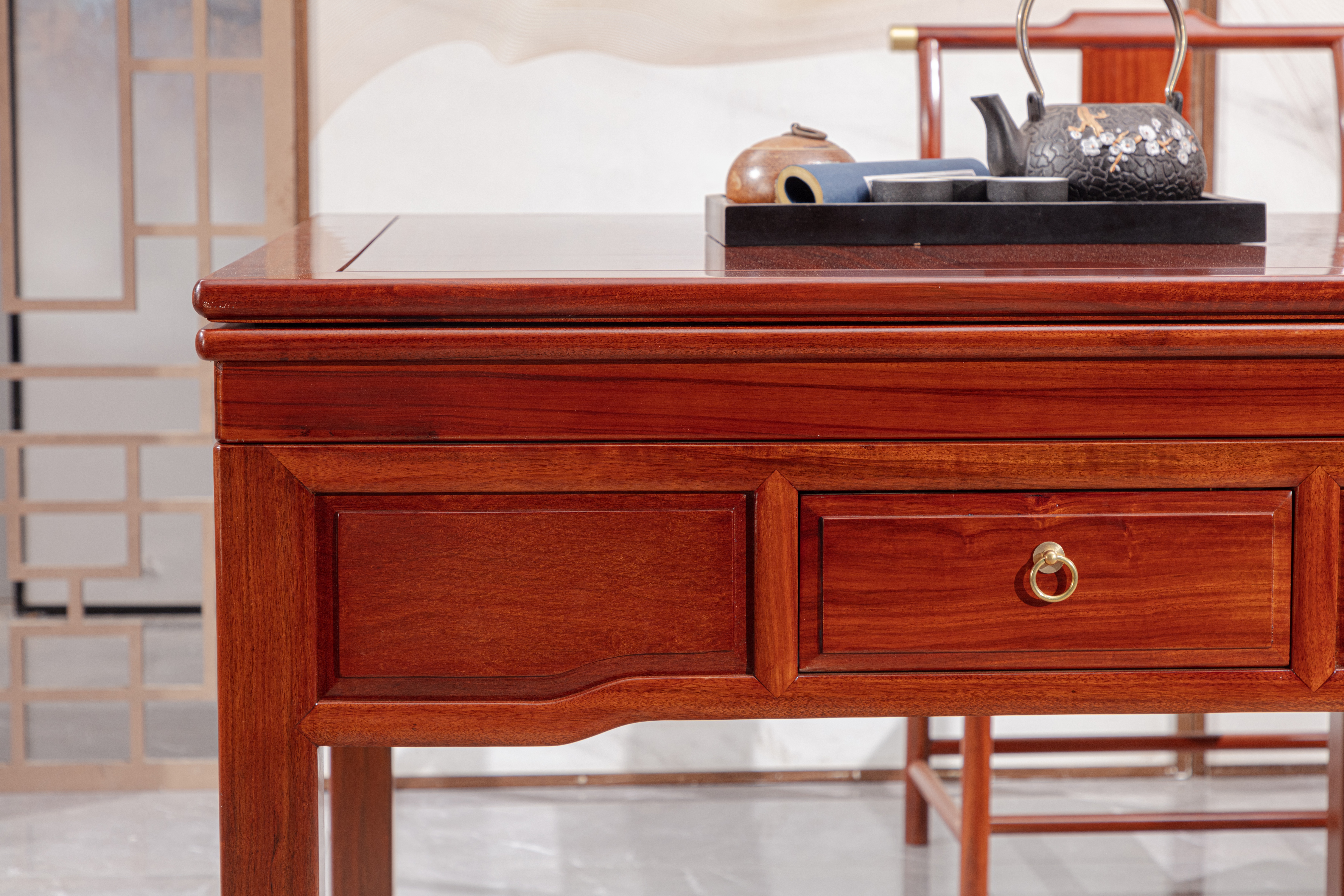 民国海派红木麻将桌卯榫结构,古董麻将桌如何安装