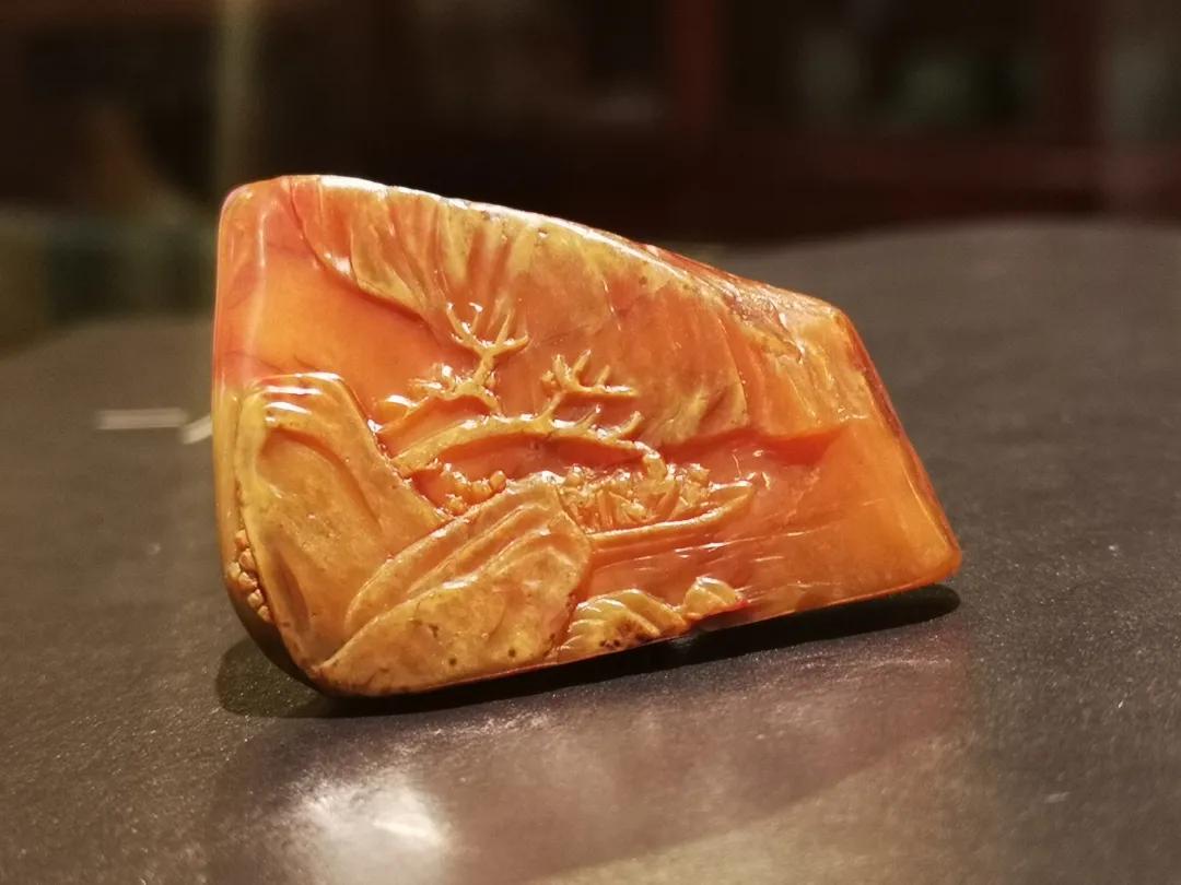 老林捡漏寿山田黄,姚春茂田黄