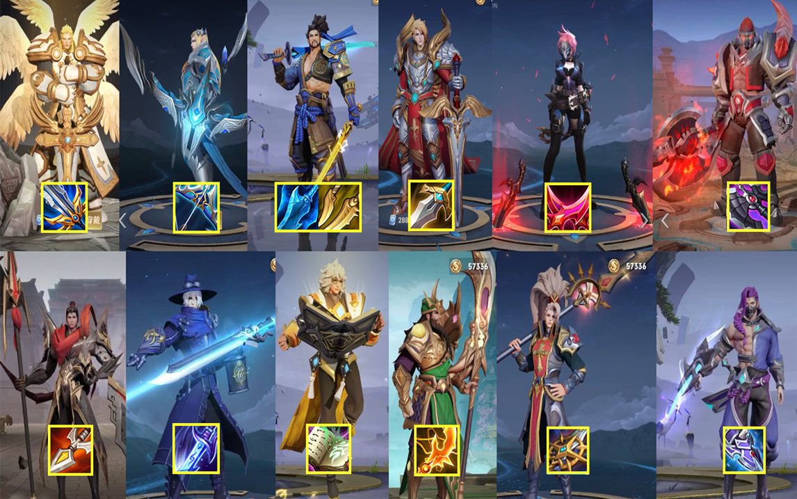 王者光荣李信双形态通用出装铭文,王者光荣英雄用的都是什么武器