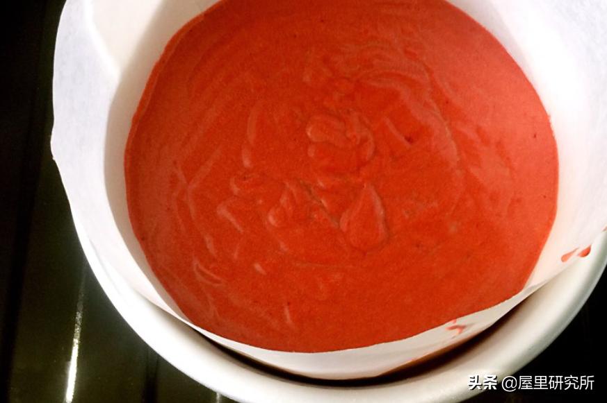 红丝绒蛋糕家用烤箱,小烤箱红丝绒酸奶蛋糕