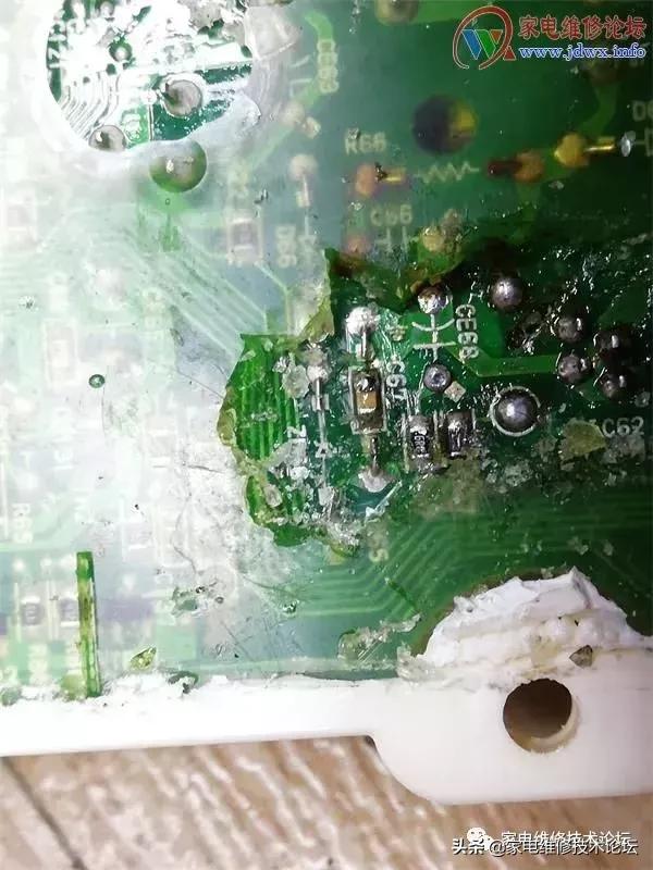 变频洗衣机电脑板的“剖腹手术”