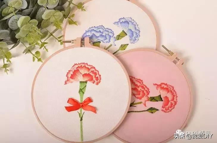 刺绣新手一步一步刺绣花,超详细的漂亮小花刺绣教程