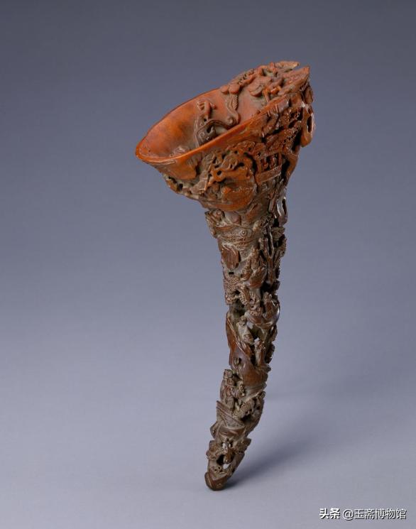 巧夺天工，其貌不扬的角，竟然能如此之美，30件鹿角犀角*物文**鉴赏