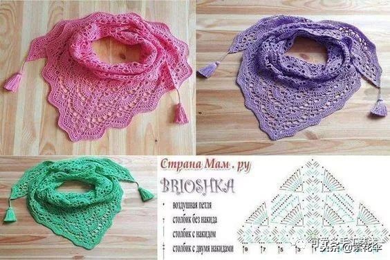 系一条三角围巾最迷人，忽冷忽热都能让你美上天！（附教程）