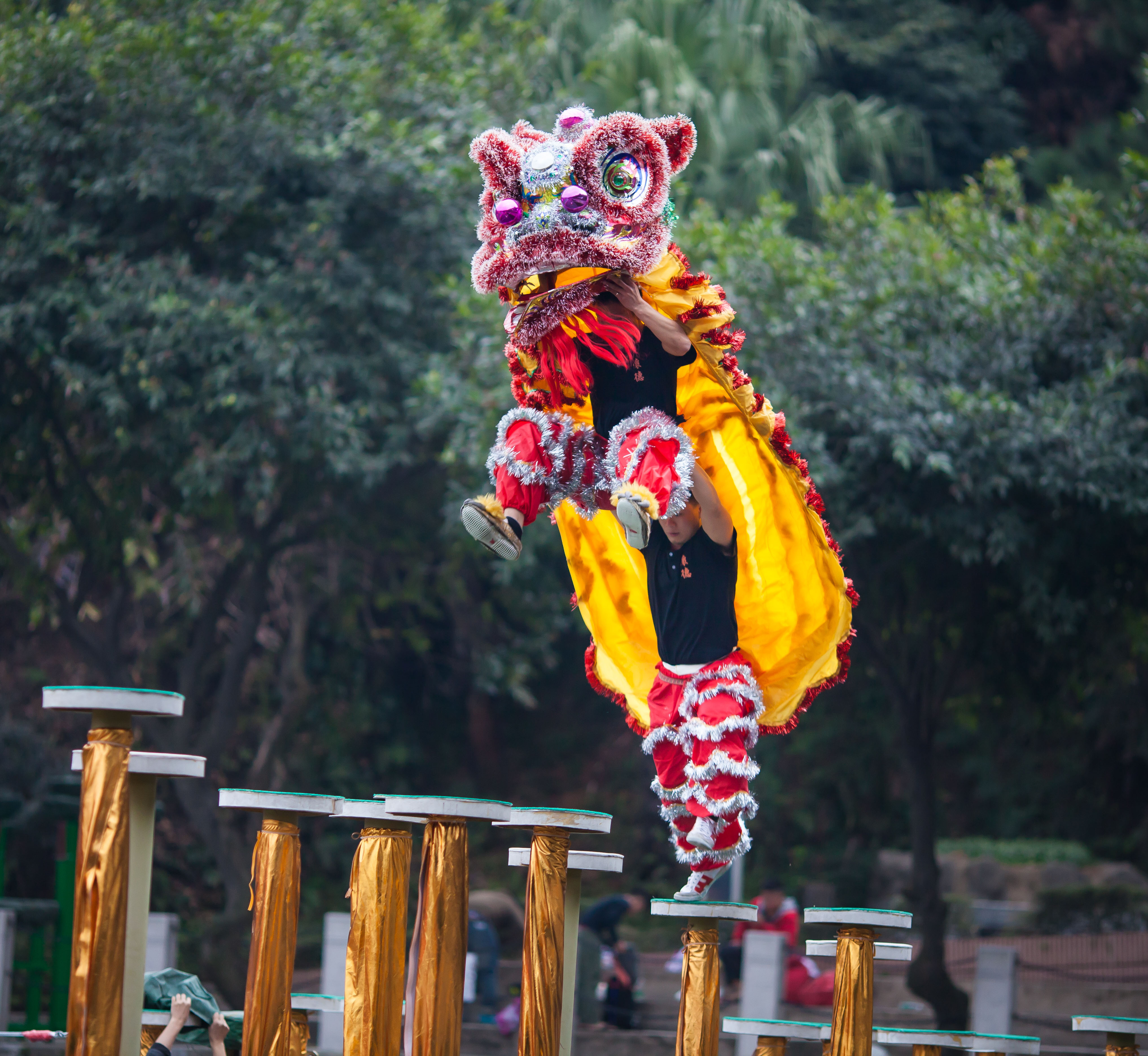 年年过年都会看到舞狮，但全套舞狮表演再也看不到，已失传了吗？