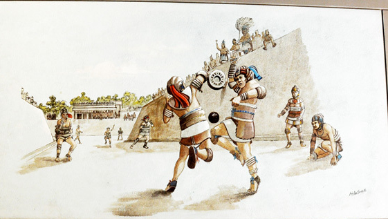 玛雅人对抗西班牙人,玛雅人的死亡球赛