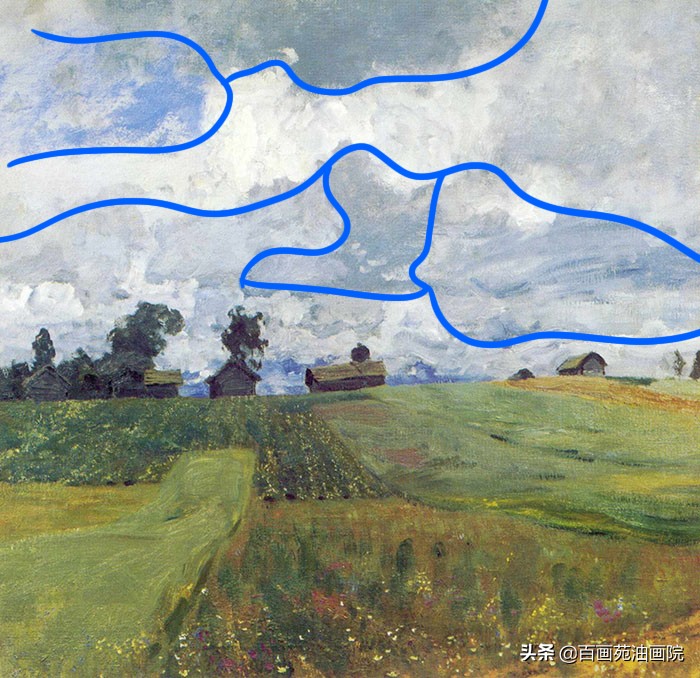 零基础画油画风景国外大师,油画如何画夜晚的云景