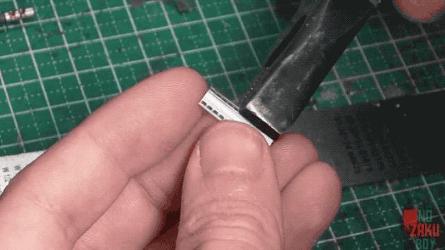 扎古蚀刻片安装,扎古蚀刻片