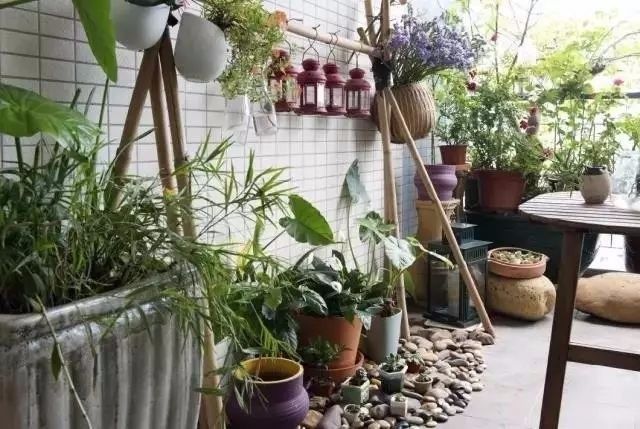 阳台变身小花园总有一款适合你,阳台可以打导致小花园吗