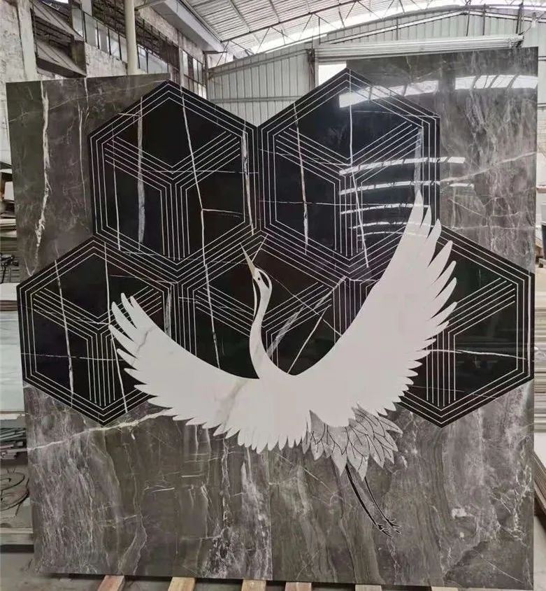 粤美水刀拼花许俞平：专注瓷砖加工做最后赢家