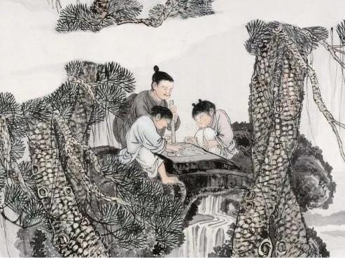 观棋烂柯成语故事,成语和烂柯有关的