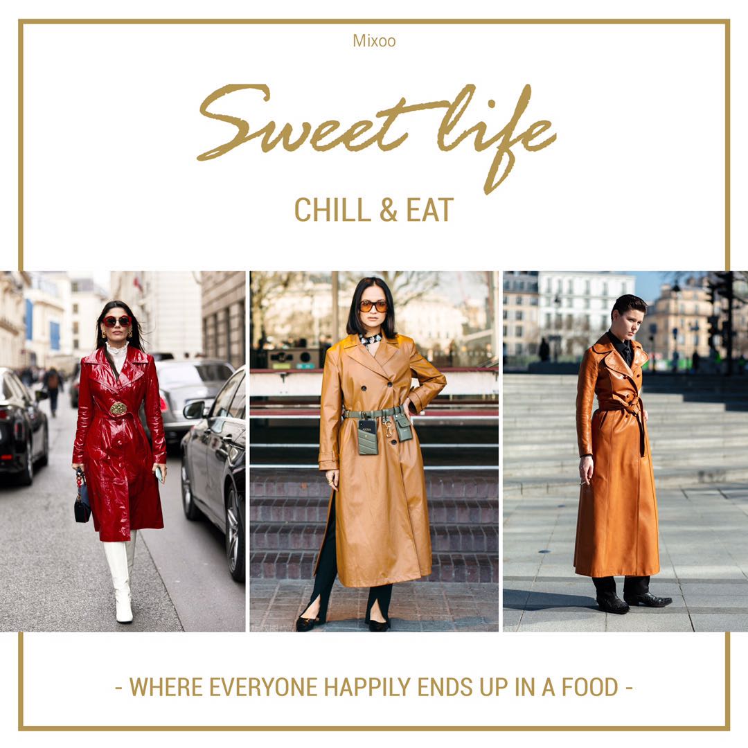 又高又瘦中长款皮衣怎么穿最好看,黑色超长款皮衣怎么搭配才显高级