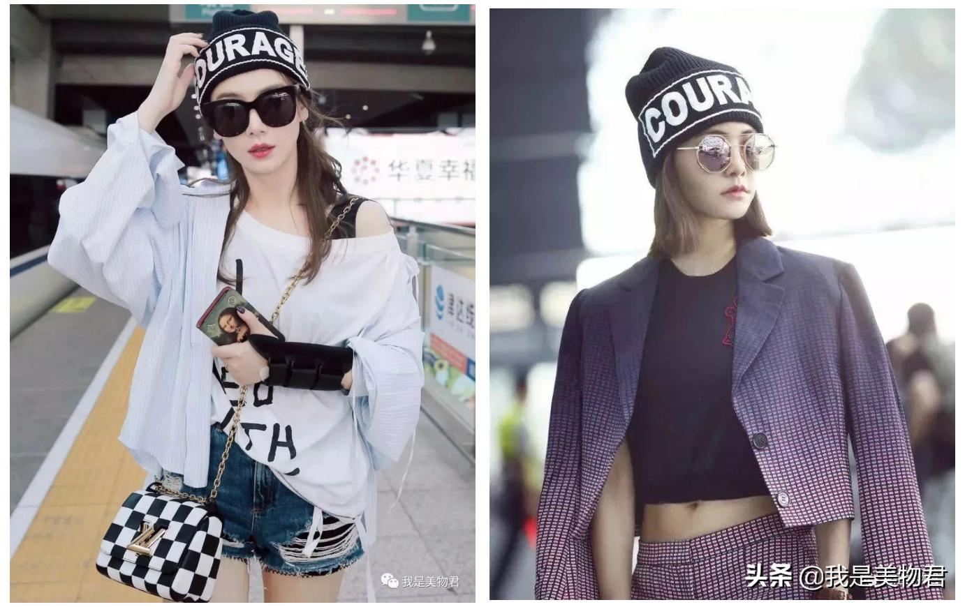 圆脸胖妹妹帽子显脸小推荐,买帽子宽和细哪种条纹显脸小