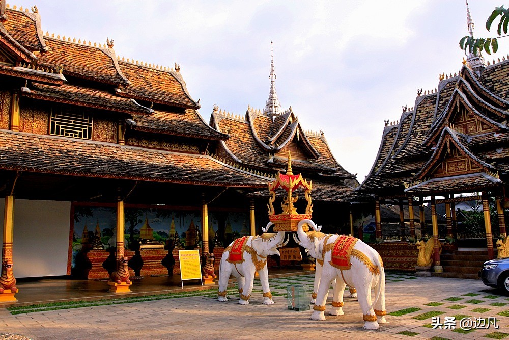 西双版纳澜沧江边美景如画,西双版纳空中夜景