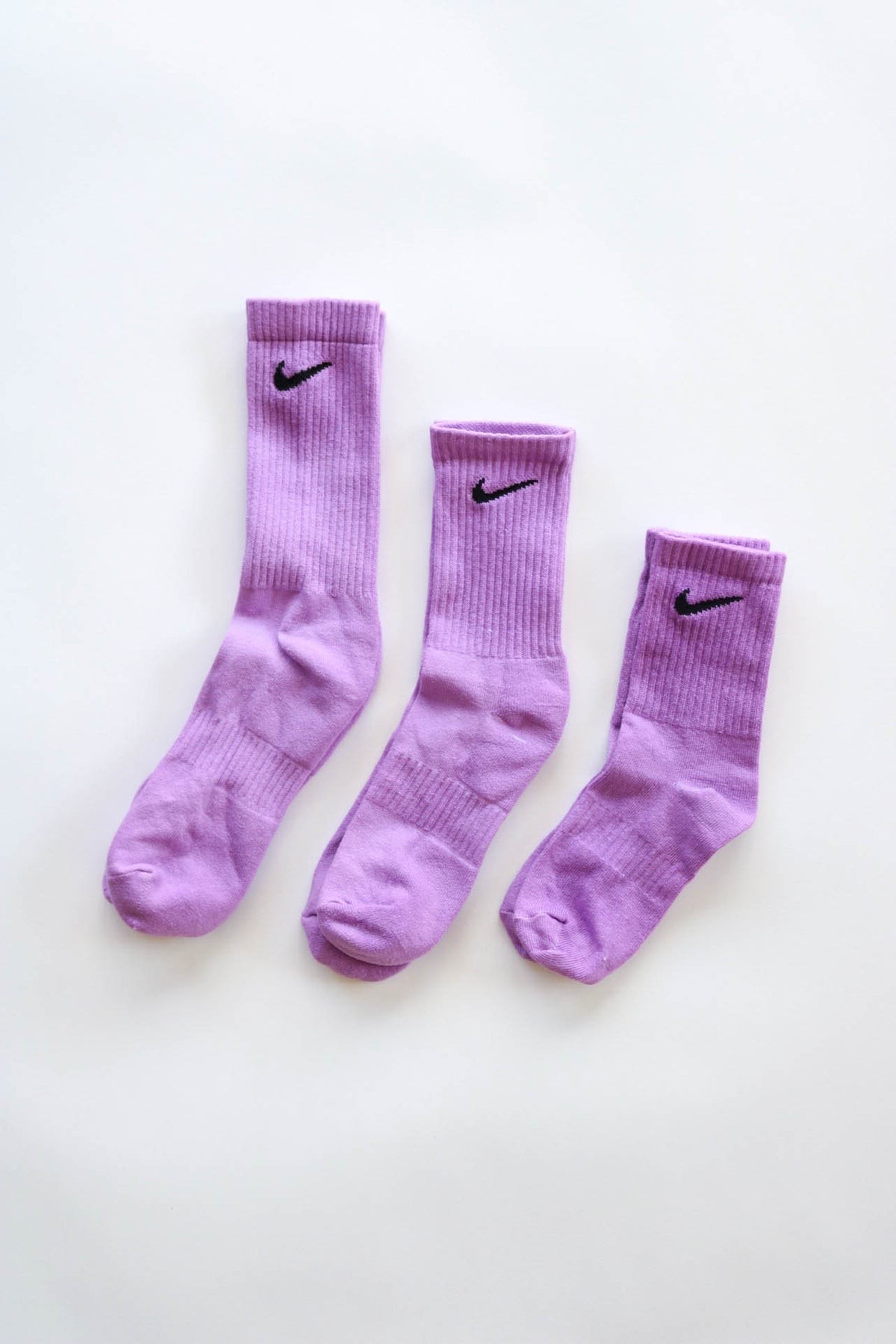 nike粉蓝渐变袜,nike基础款长袜