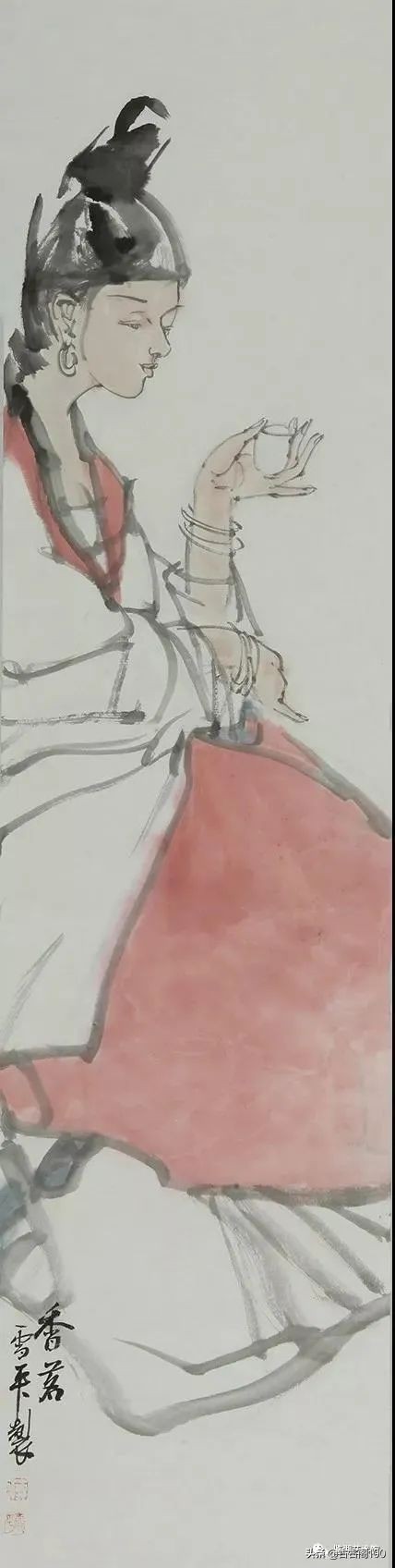 意笔人物高手蒋雪平