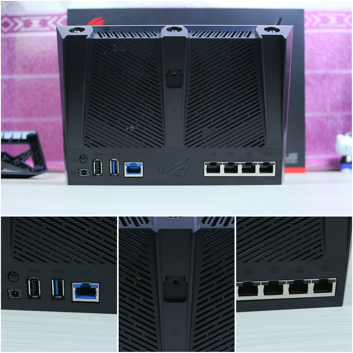 PS4SwitchXBox三重三端加速电竞路由ROGGT-AC2900测评体验