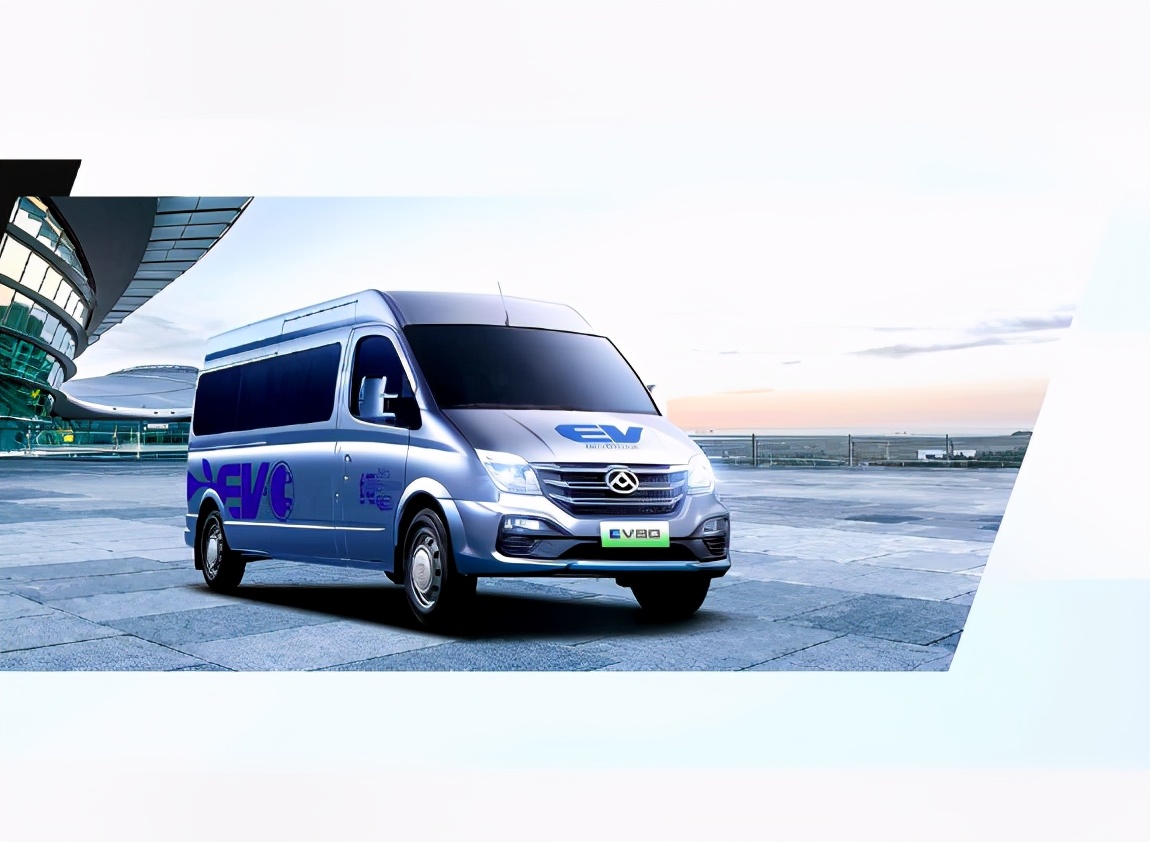 新能源纯电动面包车轻客,谁说新能源车没有真功夫