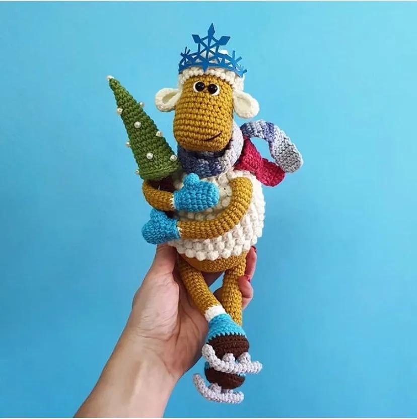 纯毛线钩织小玩意,最火毛线钩织