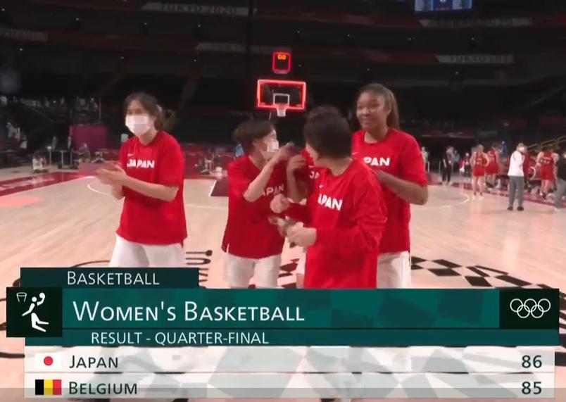 比利时与日本女篮实况,日本女篮爆冷进决赛