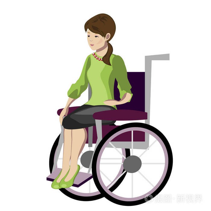 亲，您能帮这个轮椅女孩设计一条广告语吗？