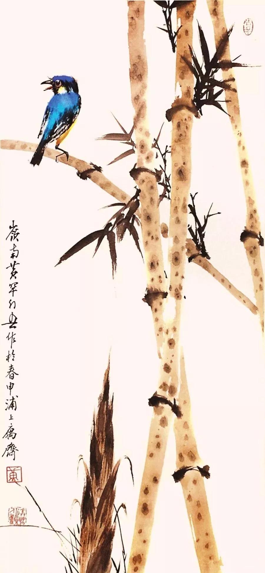 古今十大名家笔下的雪竹,这三位大师画雪景绝美