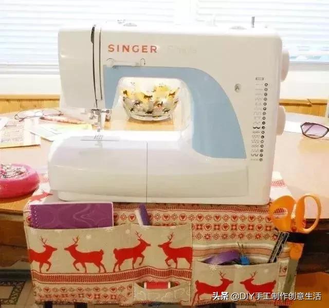 布艺挂兜墙挂式收纳袋欧式,布艺棉麻防水三层挂式收纳袋