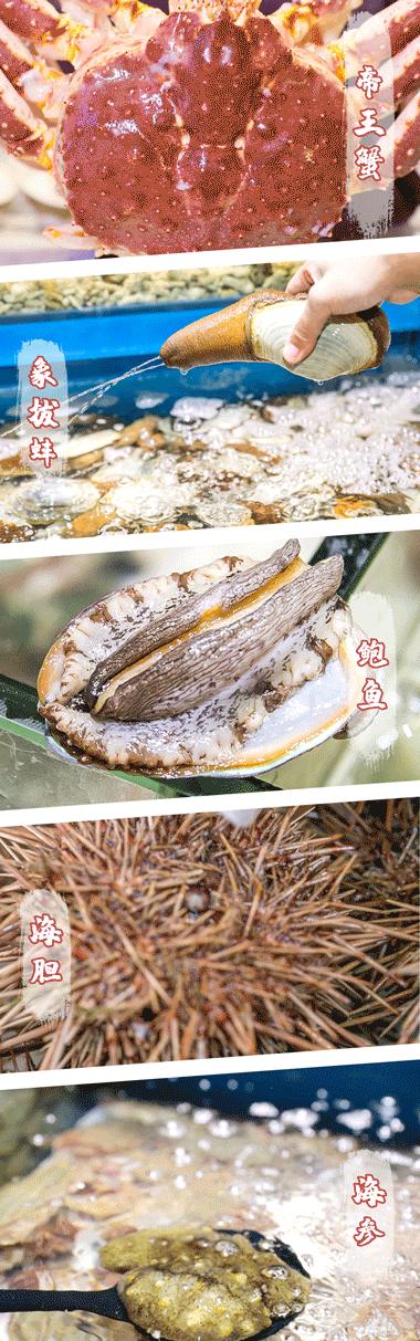 帝王蟹波龙象拔蚌,陆家嘴帝王蟹