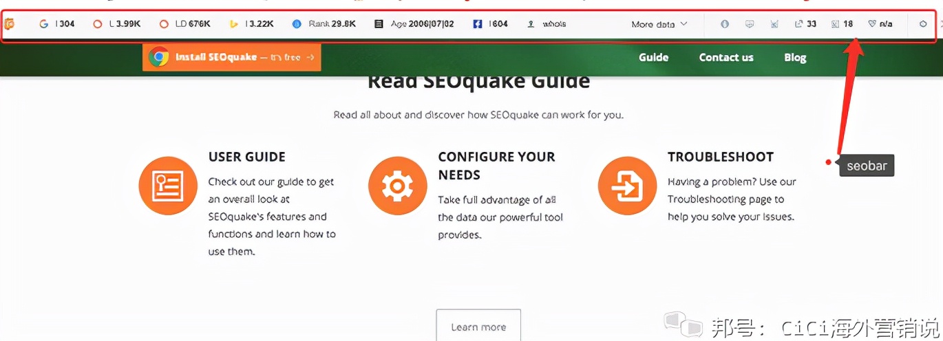 谷歌seo快速入门,谷歌seoquake插件