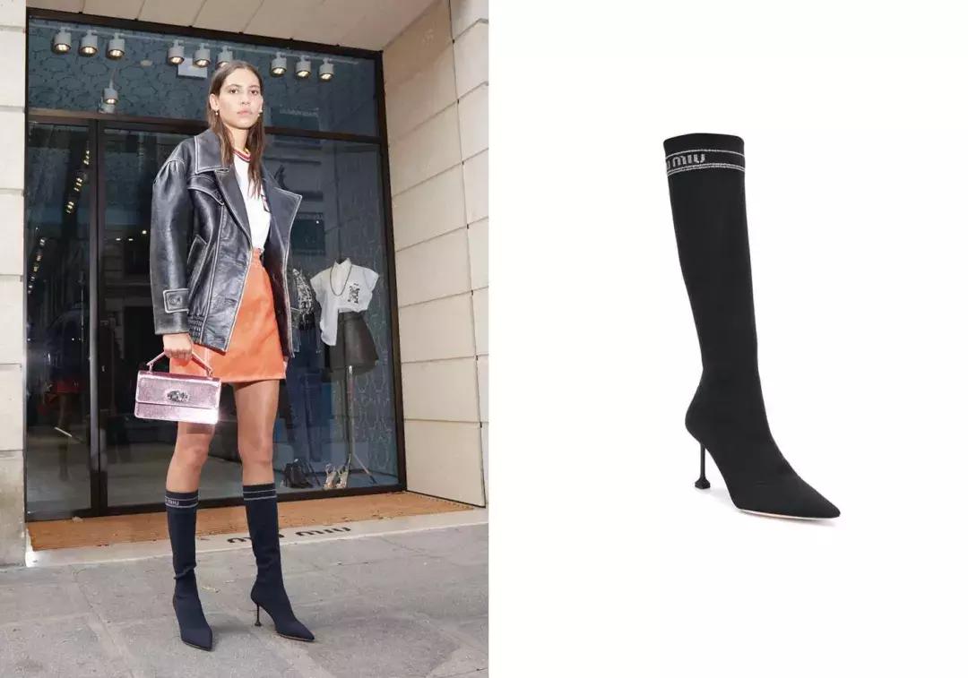 说好一起露脚踝，那些时髦精却偷偷穿上了中筒袜