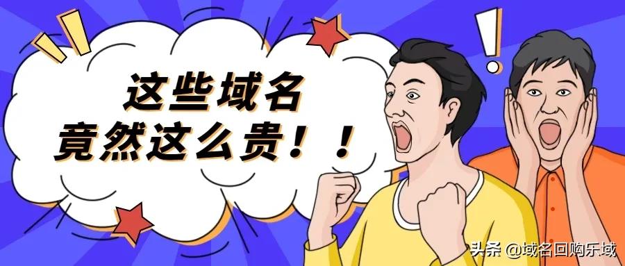 百万价格成交的双拼域名列表,新顶级域名成交排行榜