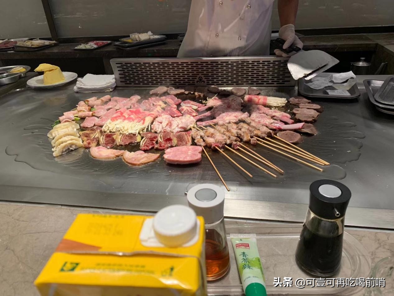 日料铁板烧鹅肝,郑州铁板烧自助甜虾鹅肝不限量