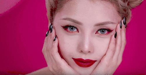 蹦迪妆容甜辣酷拽小眼睛,方脸肿眼泡蹦迪妆容