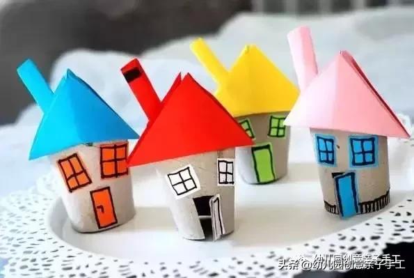 幼儿园手工制作小卡纸大全,圆形卡纸秘密