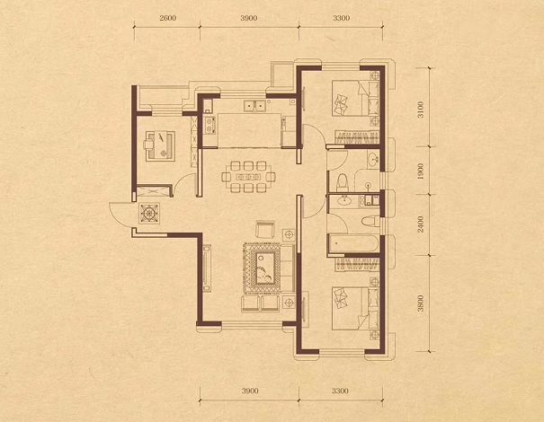 君园打动我的，不是离学校近，而是儿童房在南面，还有独立学习区