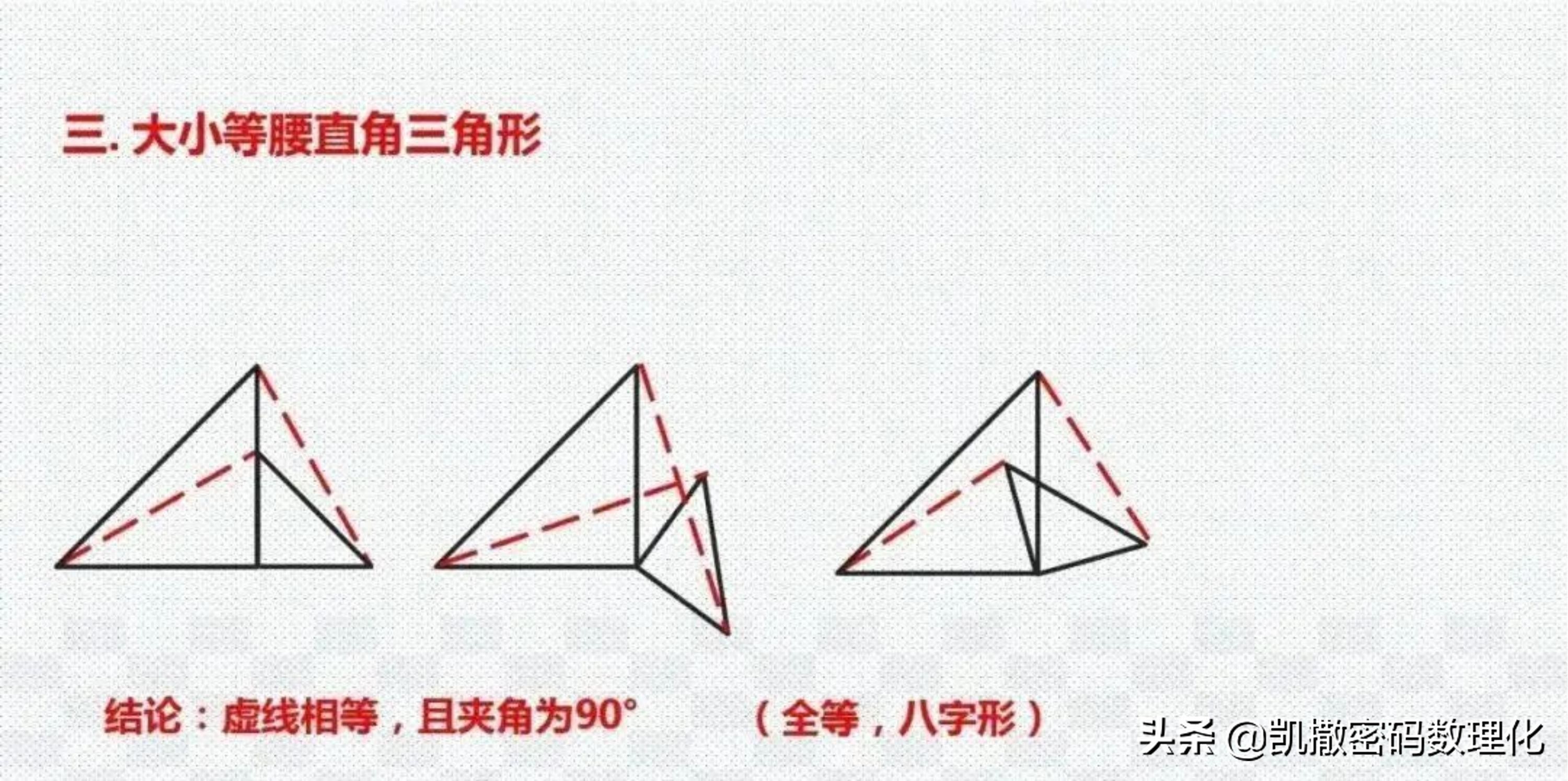 熬了整整七夜！终于把初中数学1-6册几何模型浓缩成70张高清大图
