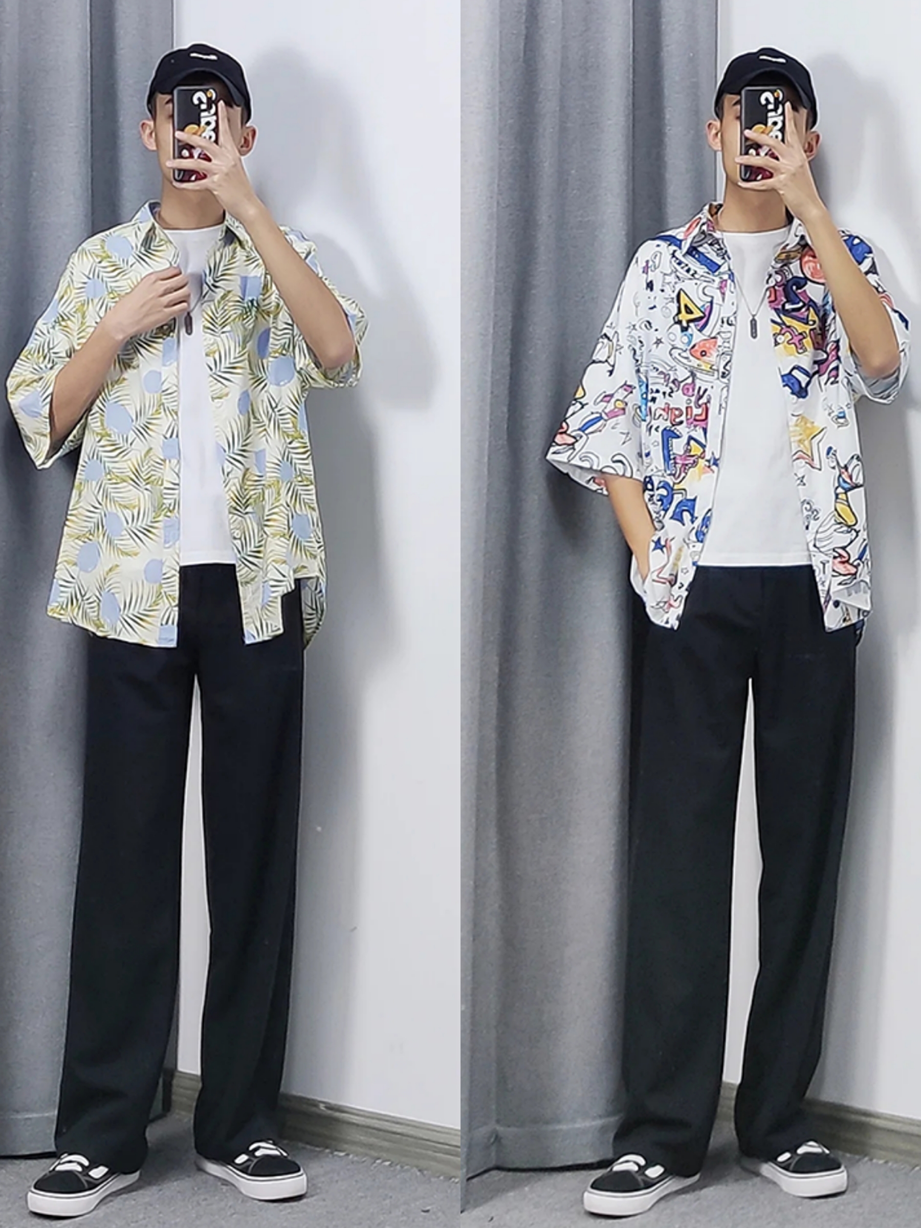 夏天矮个子男生衬衫搭裤子,矮个子夏季衬衣简约成熟搭配男