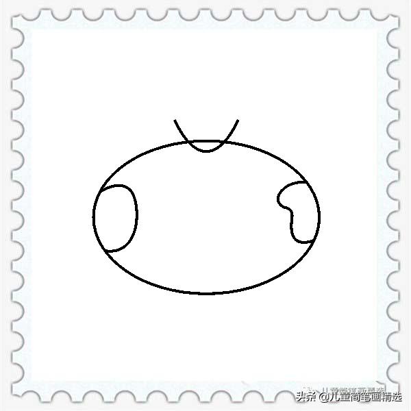 奶牛在吃草怎么画简笔画,如何画一只可爱的奶牛简笔画