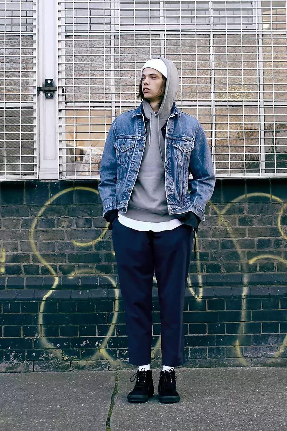 男生牛仔夹克穿搭推荐,男牛仔夹克外套穿搭技巧