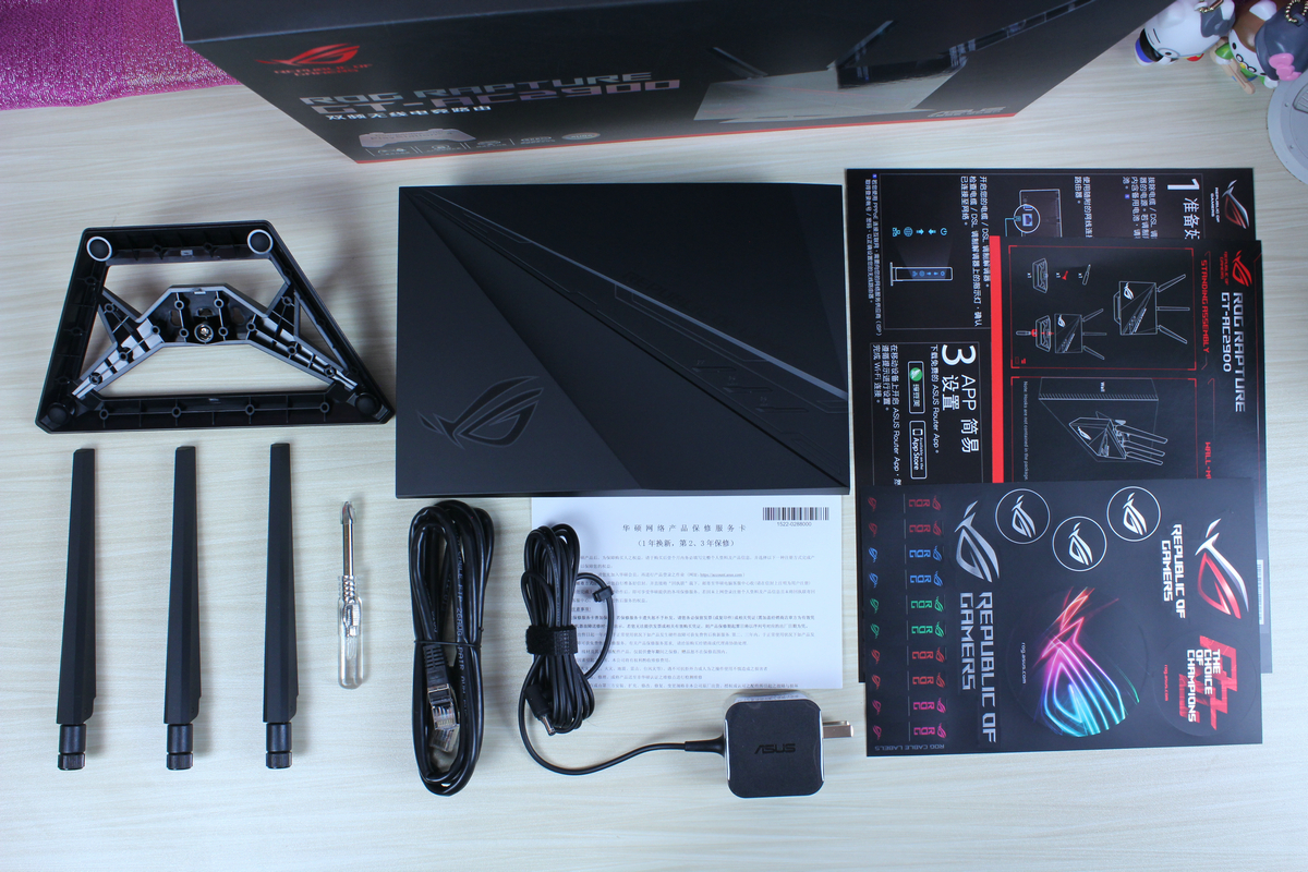 PS4SwitchXBox三重三端加速电竞路由ROGGT-AC2900测评体验