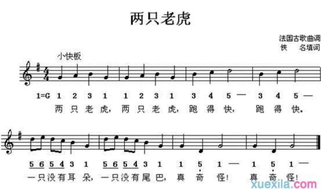 简单儿童音乐简谱大全,适合少年儿童的音乐简谱