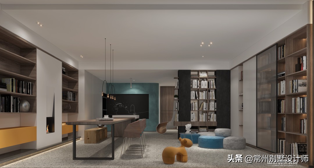 现代风格常州别墅装修实景案例,常州别墅装修现代轻奢风格