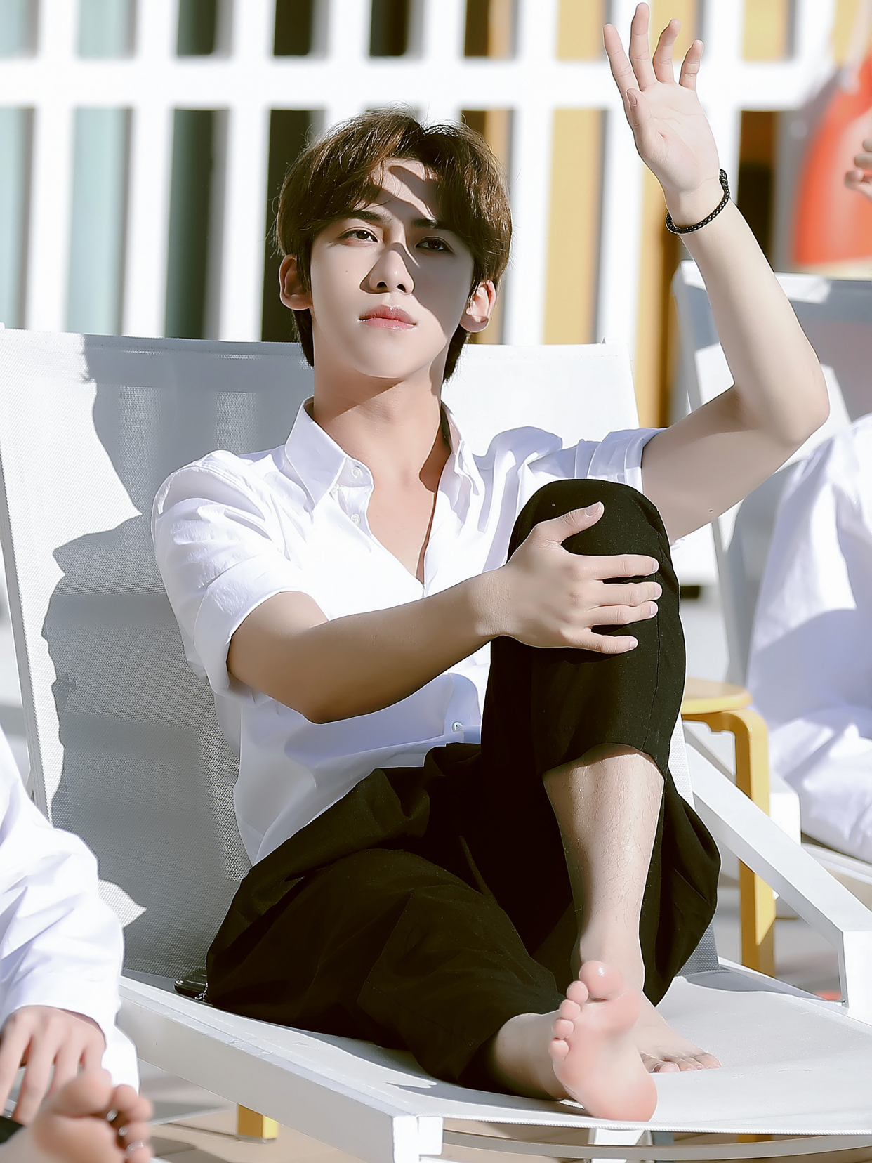 乐华七子合体拍大片,乐华七子帅气现身机场