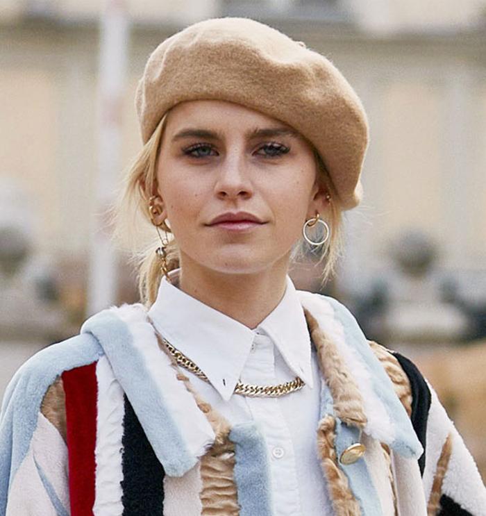 贝雷帽怎么戴才真的显脸小,贝雷帽适合什么样的脸型女人戴