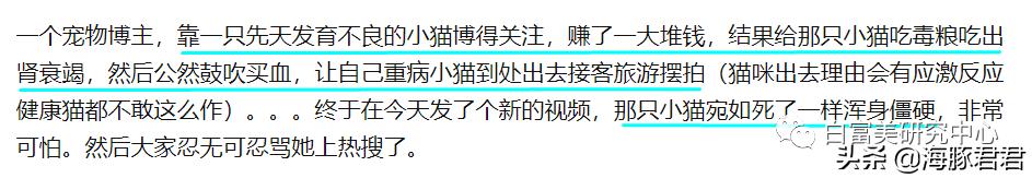 北京小公主靠吸猫血成百万大V，直播整容、大照骗、2年养死3只猫