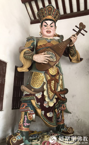 天王殿里面的四大天王图,天王殿哪四大天王