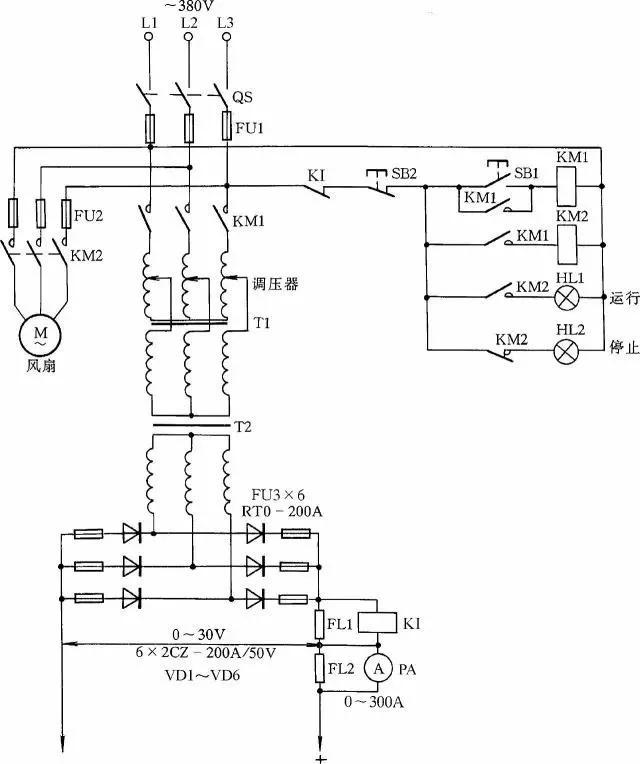 自动控制器的实物接线图,自动控制电路图实物接线图