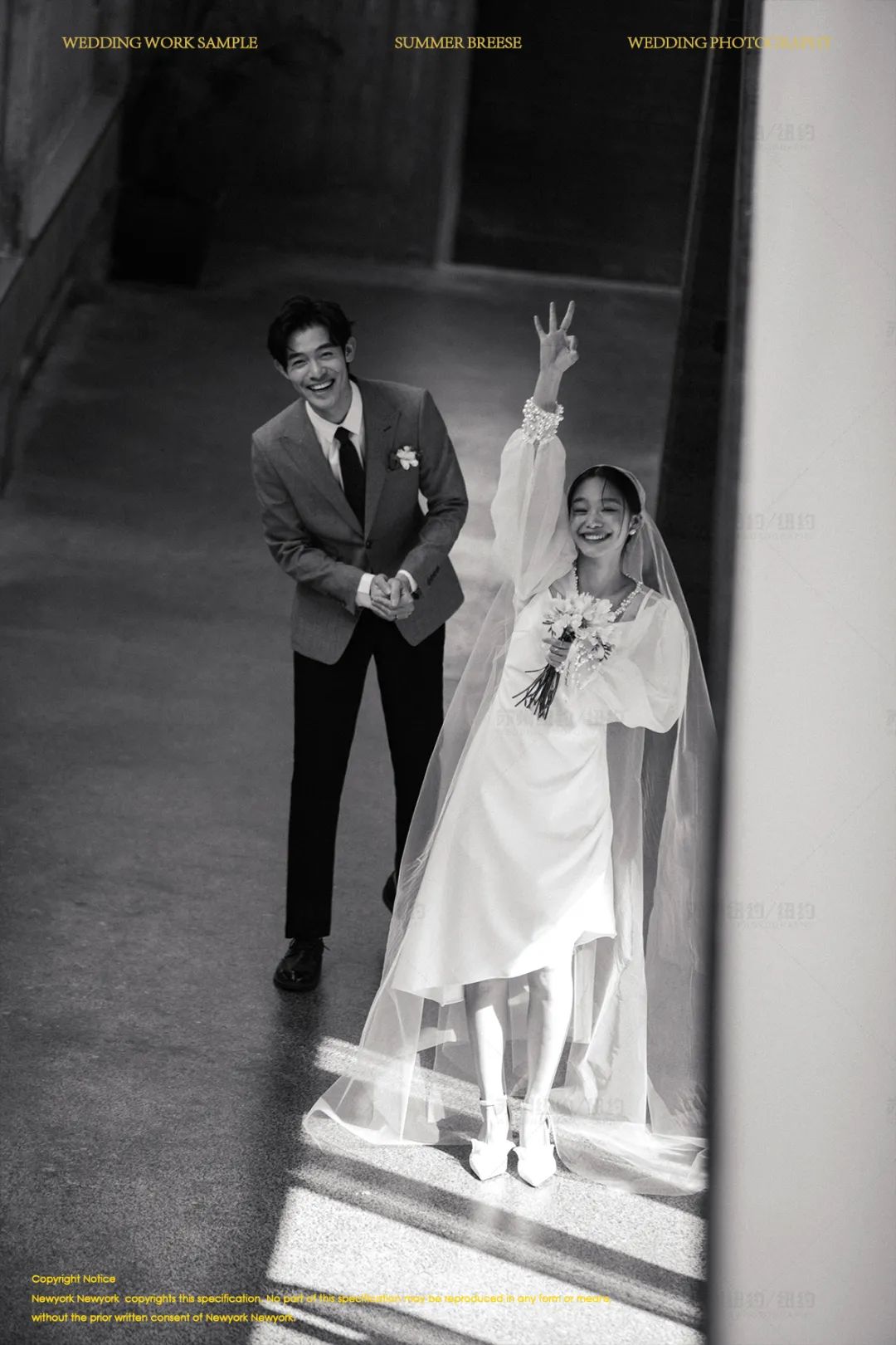 轻奢风婚纱照,原宿风简约婚纱照