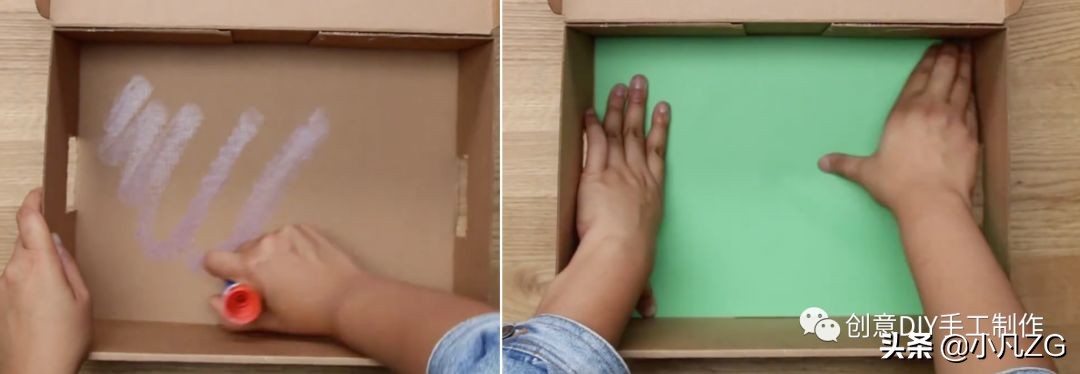 快递盒鞋盒旧物改造,鞋盒改造抽屉式收纳盒