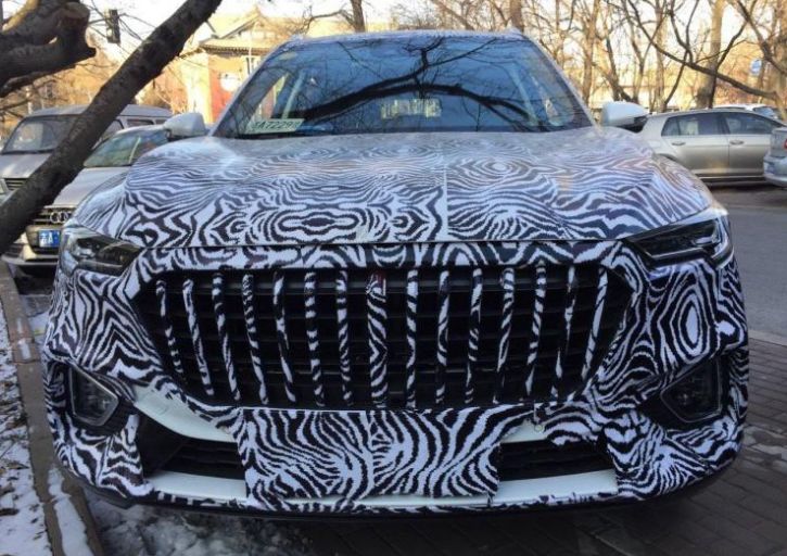 新款红旗hs5谍照曝光,红旗hs5谍照曝光